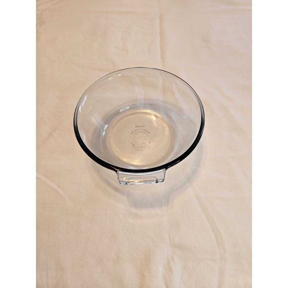 Vintage PYREX Flameware Bowl Number 832-B‎ Blue Tint 7"W x 7.5"W x 2.5"H